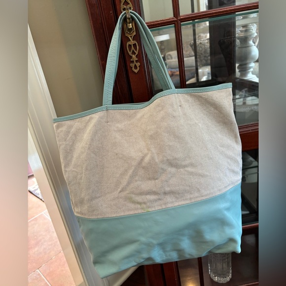 ✨ALICE D Relax Hampton Made in Italy Canvas & Leather Tote - Picture 4 of 14